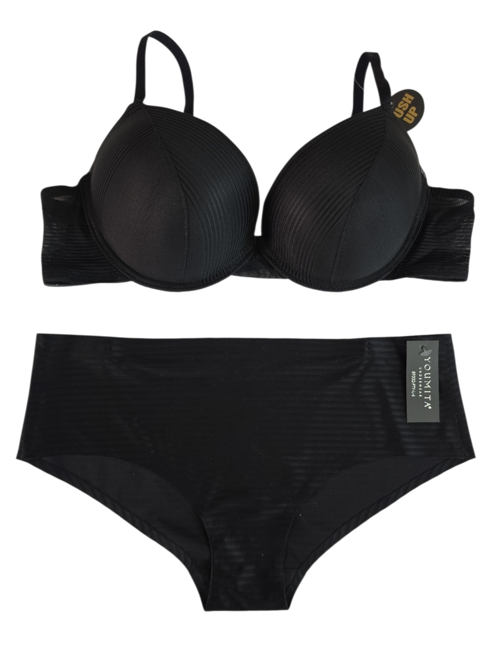 38C/L Bombshell Style Push Up Bra Set